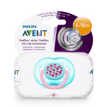 Silicone pacifier Avent scf172/15 6-18 months for girls No. 1