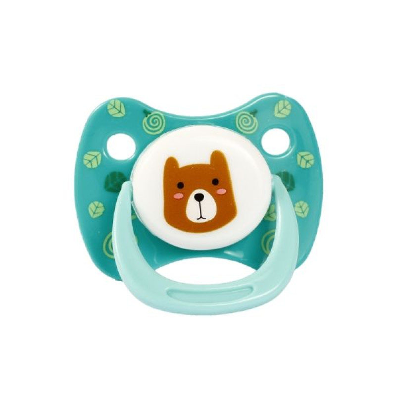 Silicone pacifier Kurnosiki round 0-6 months 7215