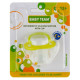 Silicone pacifier Baby Team 3008 orthodontic night with cap from 12 months No. 1