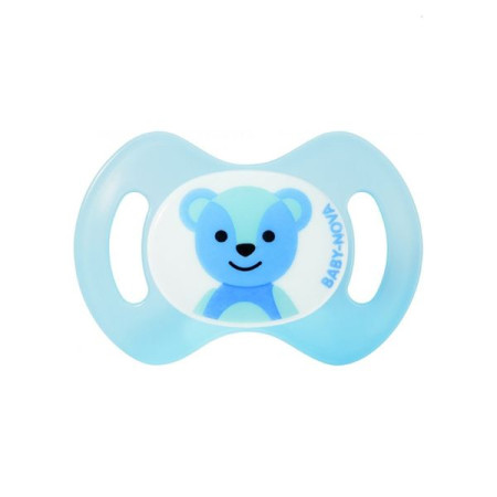 Baby-Nova 27231-2 silicone pacifier size 1 blue No. 2