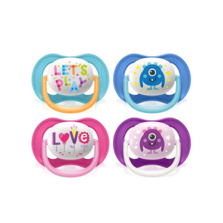 Philips Avent 080/12 Ultra Air Animal orthodontic pacifier 6-18 months No. 2