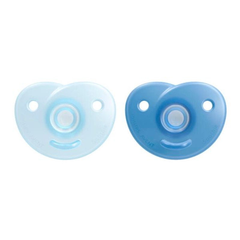 Пустушка Philips Avent Soothie для новонароджених 0-6 місяців блакитна SCF099/21 №2