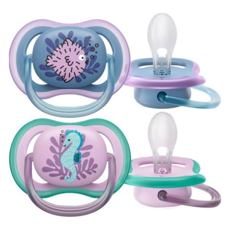 Philips Avent SCF 085/61 Ultra Air Orthodontic Silicone Pacifier 6-18 months No. 2