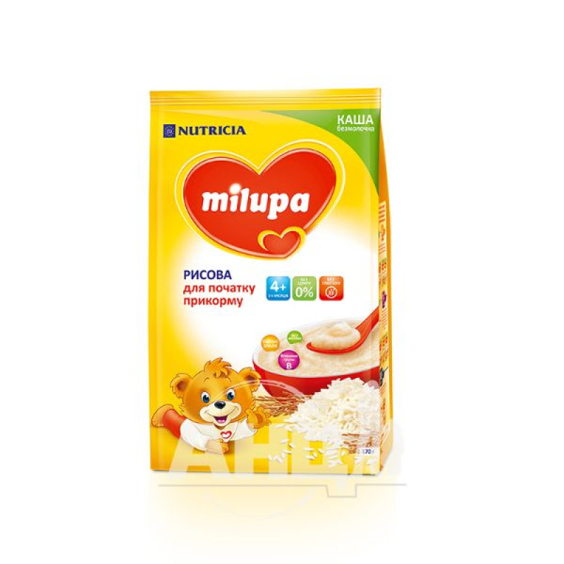 Milupa dry instant rice porridge without milk 170 g