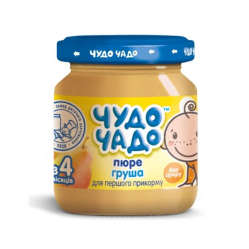 Пюре Чудо-Чадо груша без сахара 90 г