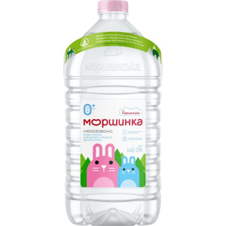 Мінеральна вода Моршинка дитяча негазована 6 л