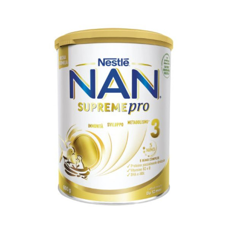 Суха суміш Nestle Nan Supreme 3 з олігосахаридами з 12 місяців 800 г