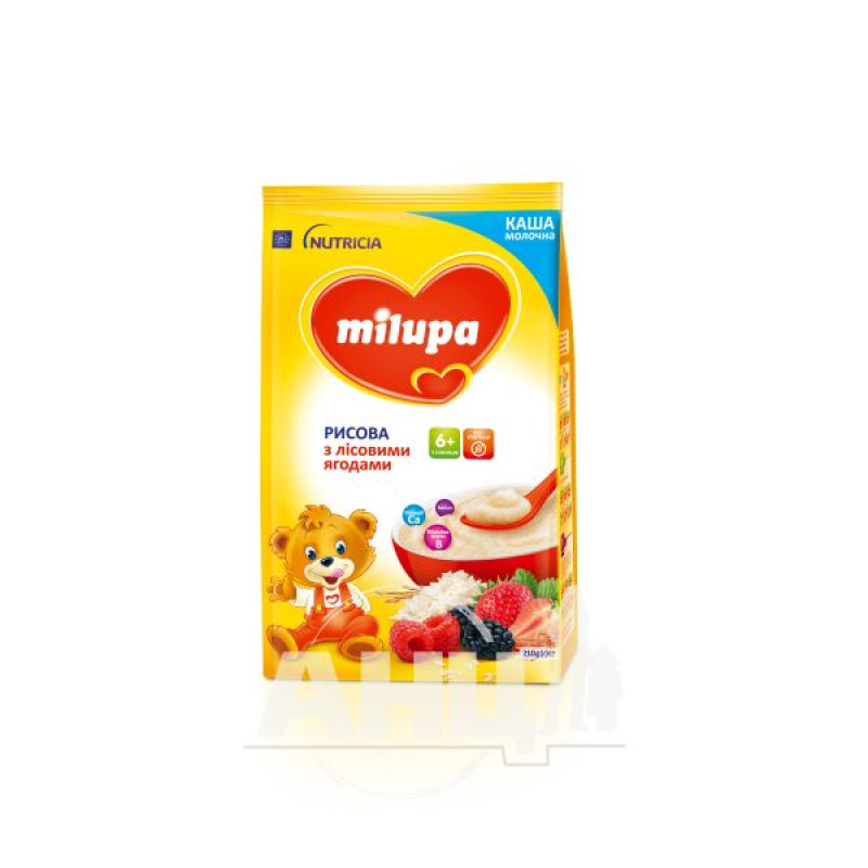 Milupa rice milk porridge with wild berries 210 g