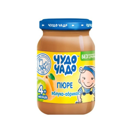 Пюре Чудо-Чадо Яблуко-Абрикос без цукру 170 г