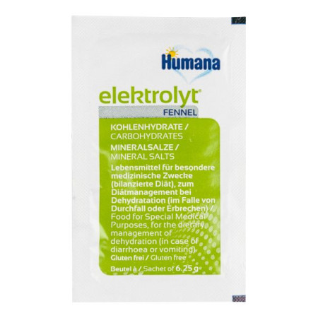 Електроліт Humana з фенхелем 6,25 г