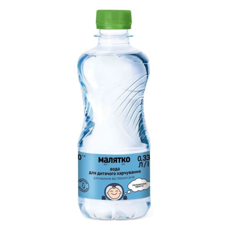 Drinking water for children Malyatko non-carbonated 0.33 l