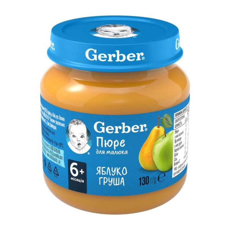 Gerber apple and pear puree 130 g