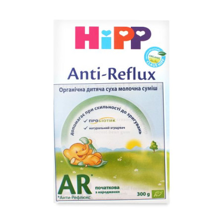 Дитяча суха молочна суміш HiPP Anti-Reflux з народження 300 г