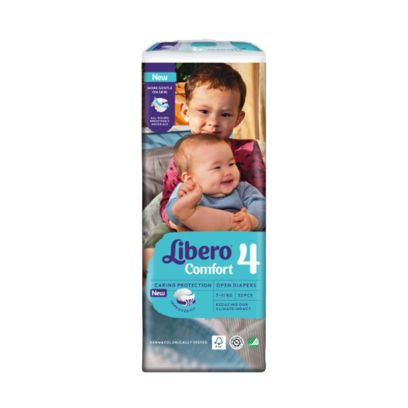 Подгузники Libero Comfort 4 (7-11 кг) №52