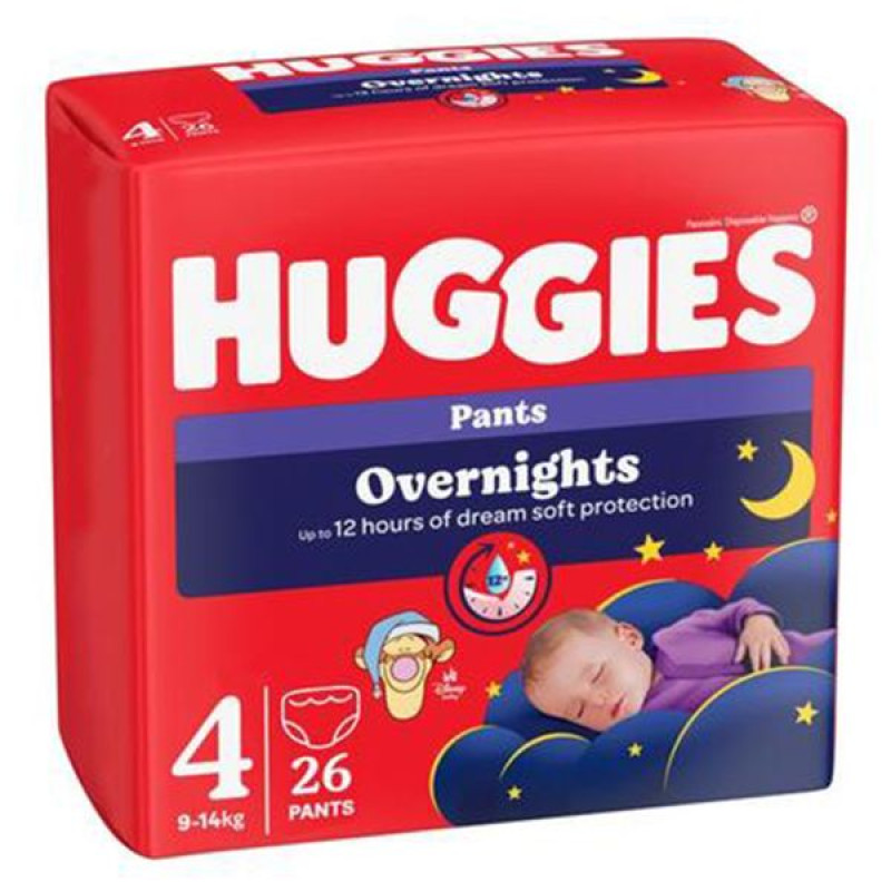 Трусики-підгузки Huggies Overnights Pants 4 (9-14 кг) нічні №26