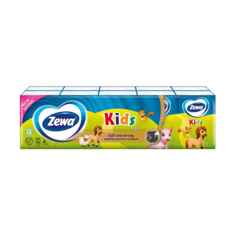 Хусточки носові Zewa kids №100