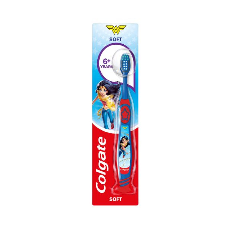 Дитяча зубна щітка Colgate в асортименті (Барбі/Людина павук/Бетмен) з 6-ти років №1