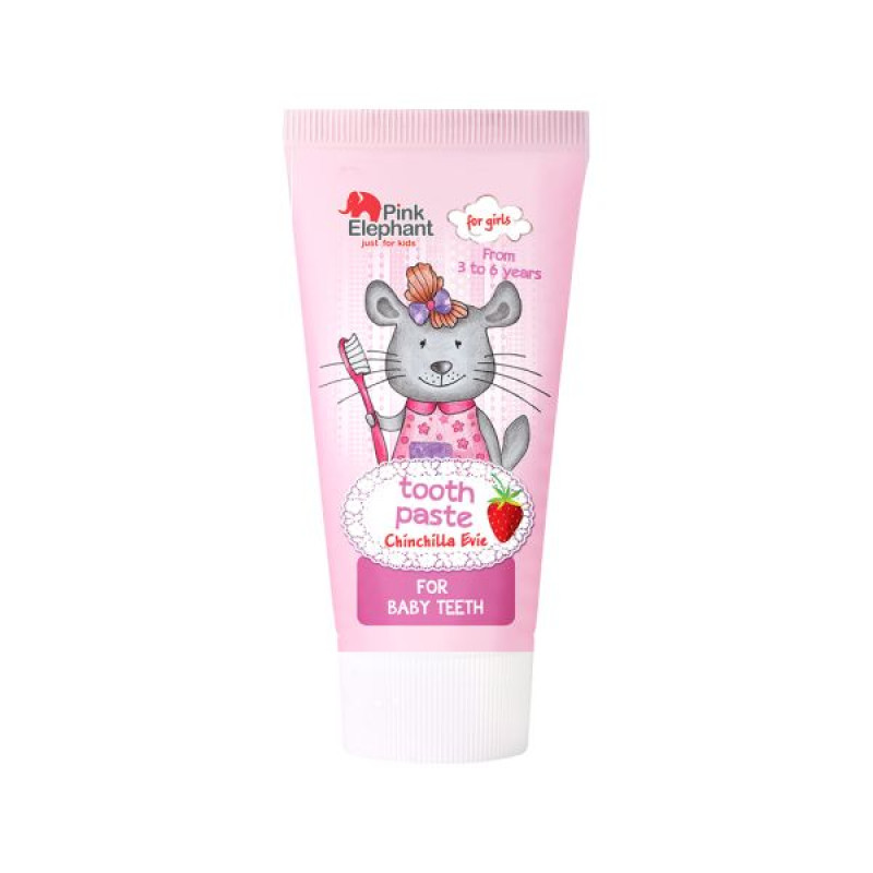 Зубна паста детяча Pink Elephant Шиншила 50 мл