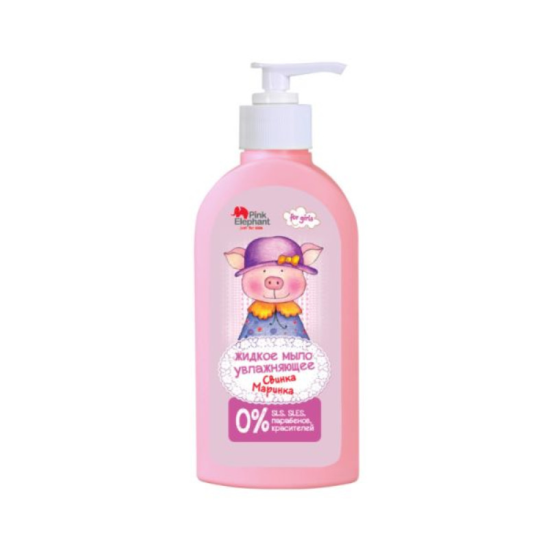 Рідке мило Pink Elephant зволожуюче Свинка Маринка 250 мл