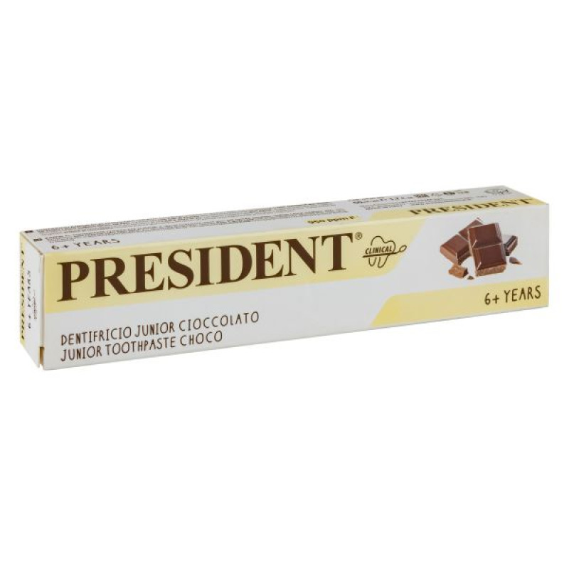 Зубная паста President Junior Choco Шоколад 6+ 50 мл