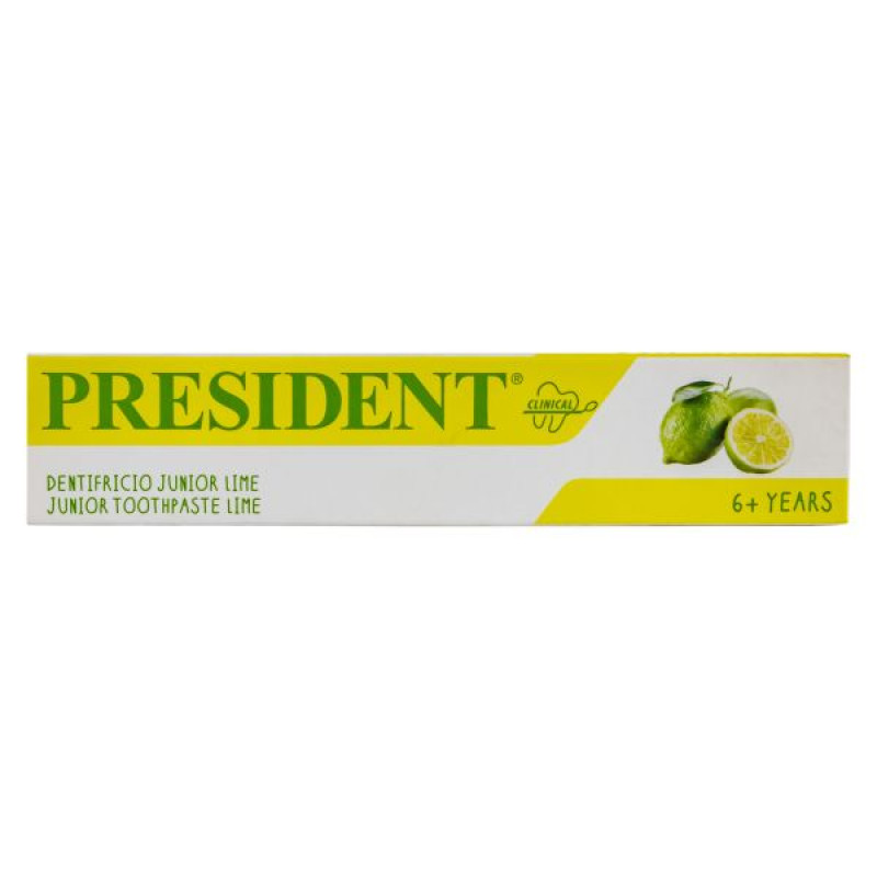 Зубная паста President Junior Lime Лайм 6+ 50 мл