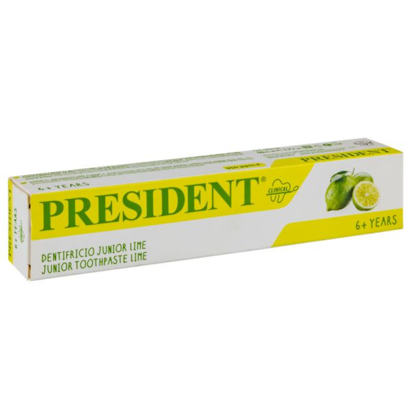 Зубная паста President Junior Lime Лайм 6+ 50 мл