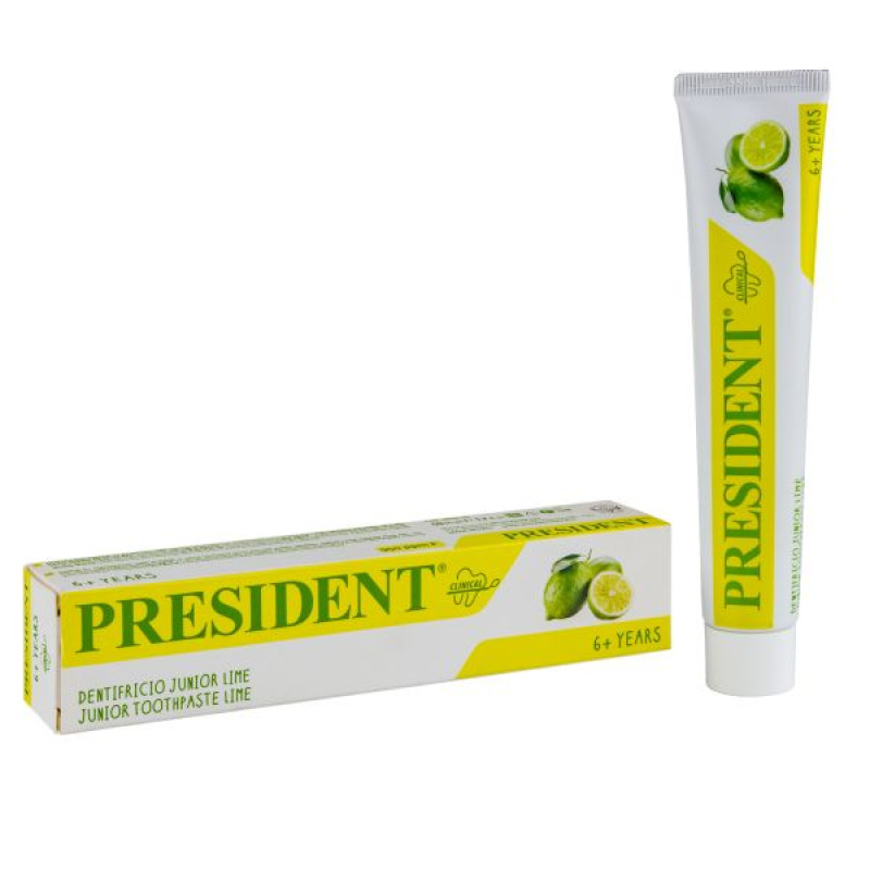 Зубная паста President Junior Lime Лайм 6+ 50 мл