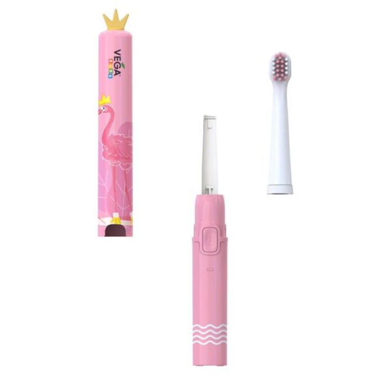 Electric toothbrush for children with sound Vega Kids VK-500P pink