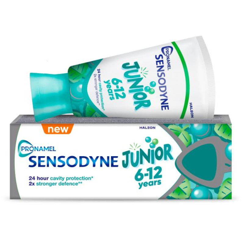 Зубна паста Сенсодин Sensodyne Пронамель Junior Смак м’ятної жуйки для дітей 6-12 років 50 мл