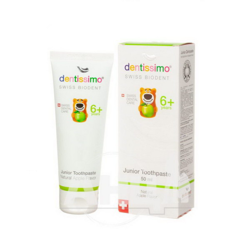 Toothpaste Dentissimo Junior with apple aroma 50 ml