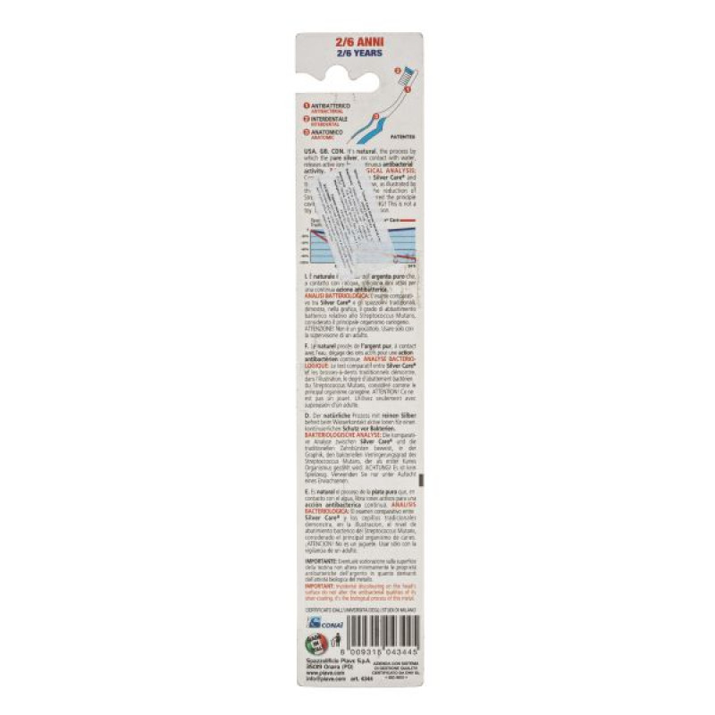 Silver Junior Toothbrush 2-6 years