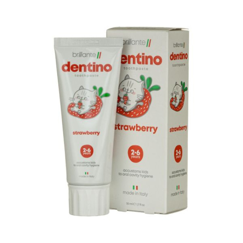 Brillante Kids Gel Strawberry Toothpaste 2-6 years 50 ml