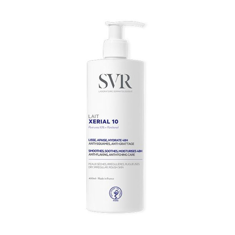 Body milk SVR Xerial 10 Lait Corps 24-hour hydration and comfort for dry skin 400 ml