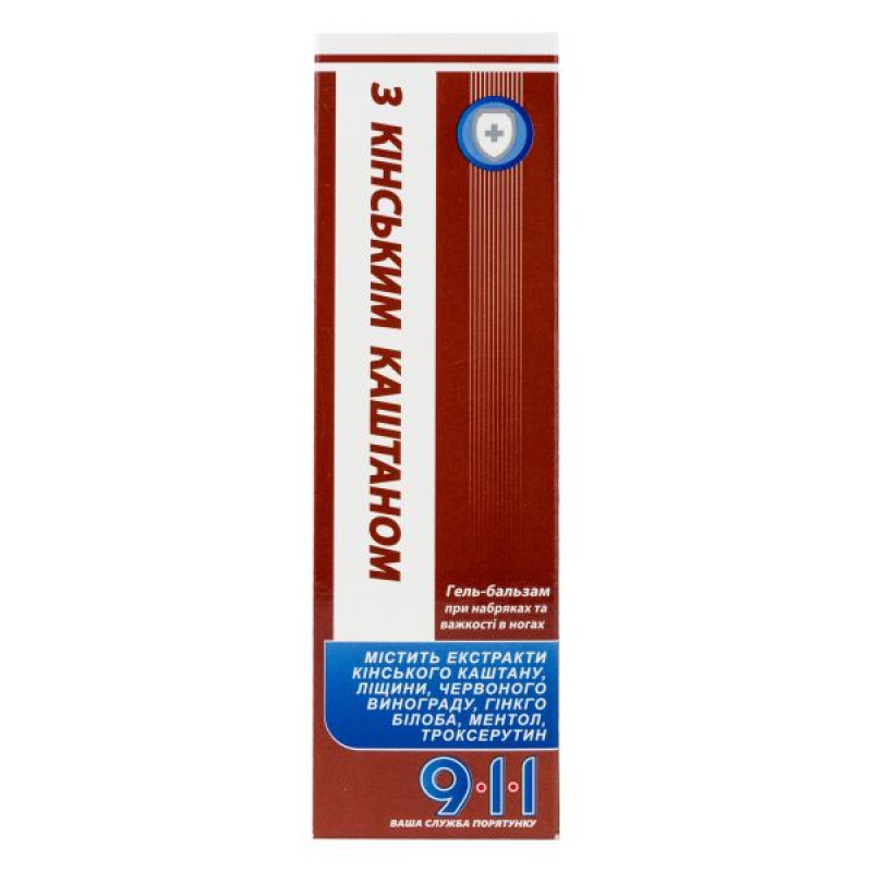 Gel-balm 911 for feet with Horse Chestnut Your rescue service 100 ml