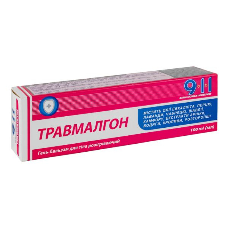 Gel-balm 911 Travmalgon for the body warming 100 ml