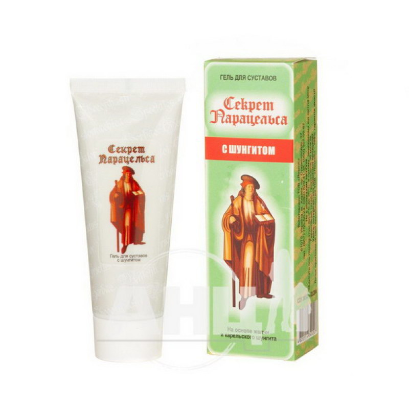 Гель для суглобів Секрет Парацельса з шунгітом 80 мл