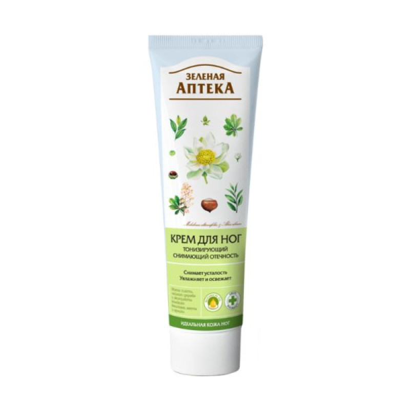 Zelena Apteka foot cream toning relieves swelling 75ml