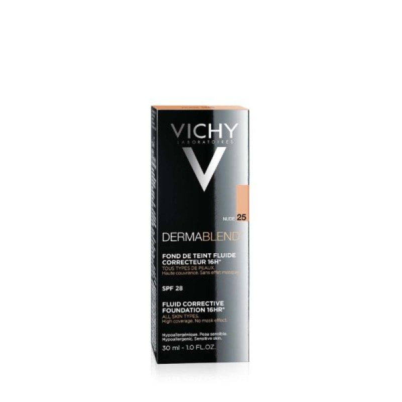Тональний флюїд для обличчя Vichy Dermablend корегуючий відтінок 25 30 мл
