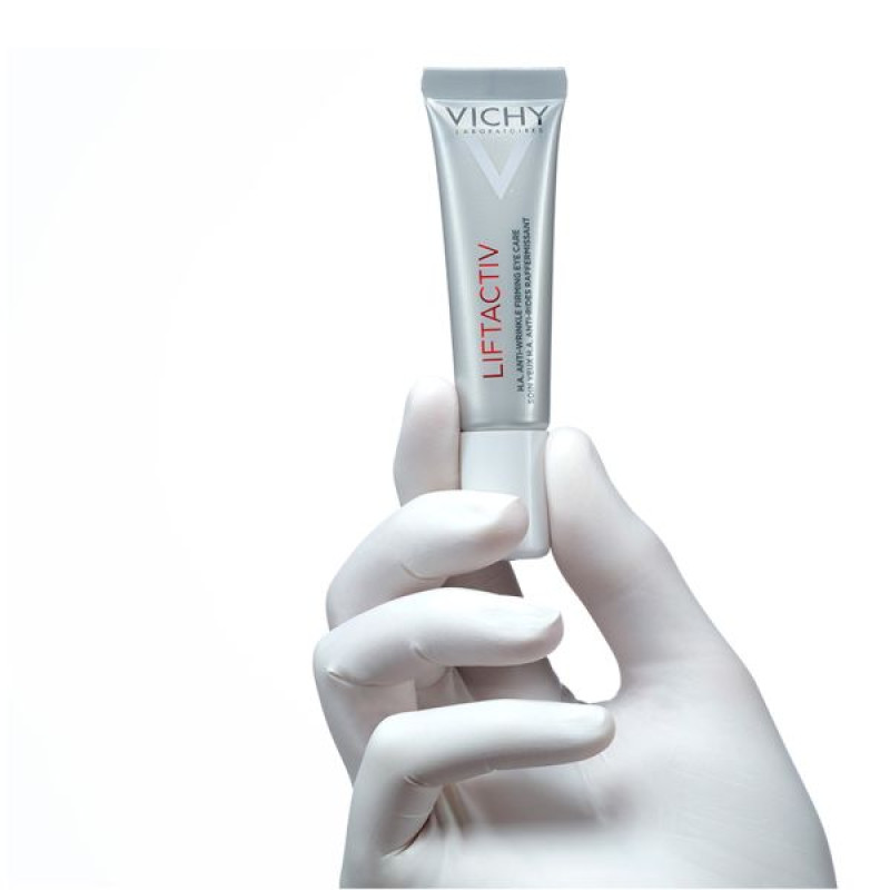 Vichy Liftactiv HA smoothing cream with hyaluronic acid for the correction of wrinkles and dark circles around the eyes 15 ml