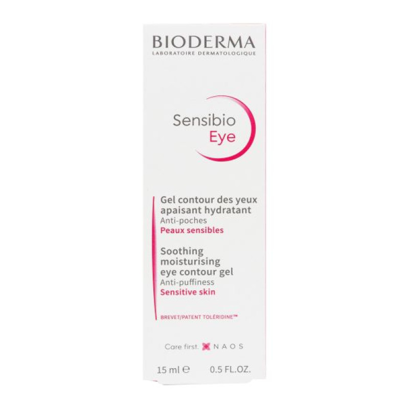 Крем-гель для контуру очей Bioderma Sensibio Сансибіо Eye 15 мл