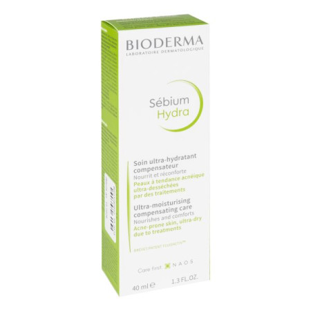 Ультразволожуючий і заспокійливий крем для обличчя Bioderma Sebium Hydra 40 мл