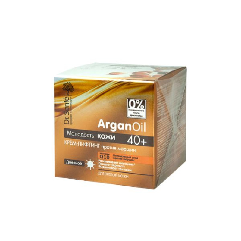Крем-ліфтинг Dr.Sante Arganoil проти зморшок денний 40+ 50 мл