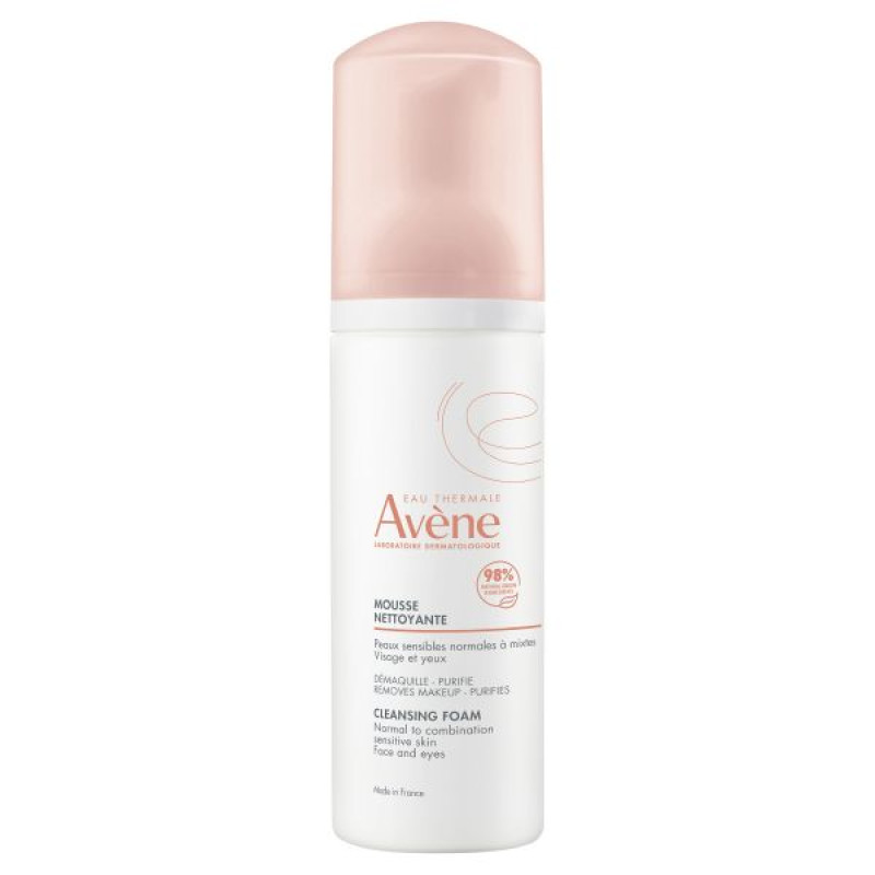 Мус очищувальний Avene для нормальної та комбінованої шкіри 150 мл