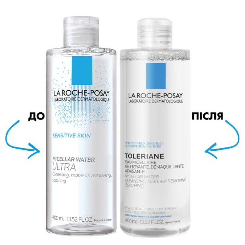 Мицеллярный раствор La Roche Posay Toleriane для чувствительной кожи лица 400 мл