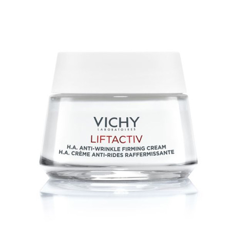 Розгладжувальний крем Vichy Ліфтактив Ейч Ей з гіалуроновою кислотою для корекції зморшок для нормальної та комбінованої шкіри обличчя 50 мл