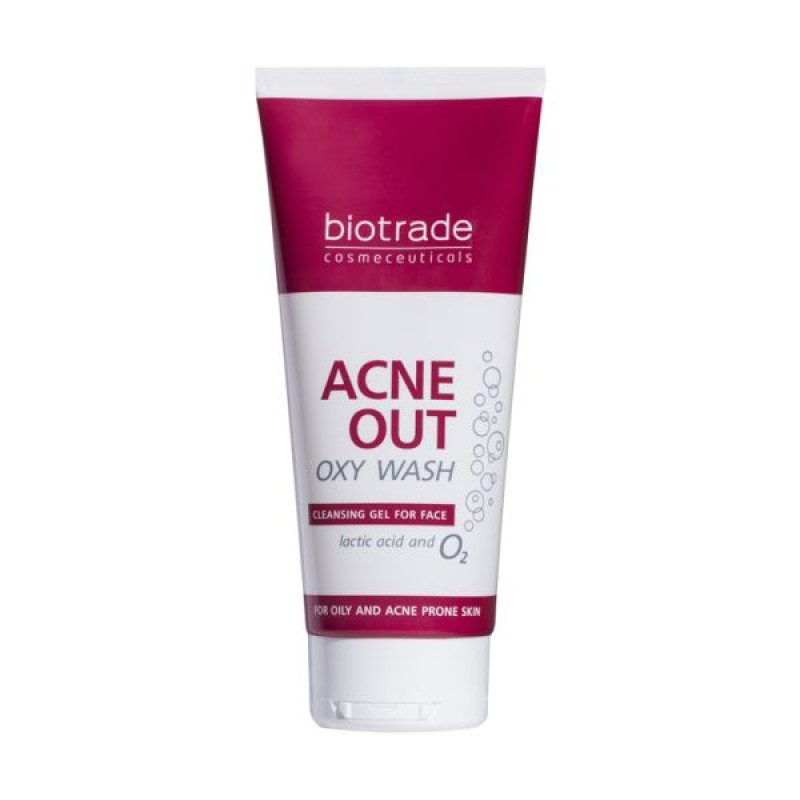 Cleansing gel with pure oxygen and lactic acid Biotrade Acne Out 200 ml