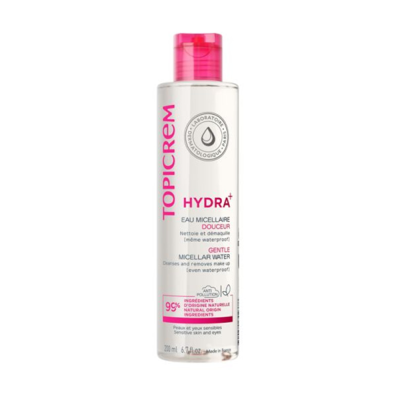 Мицеллярная вода мягкая Topicrem Gentle Micellar Water Face & Eyes для снятия макияжа 200 мл