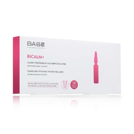 Ампули-концентрат Babe Laboratorios BICALM + з антикуперозний дією і для зняття роздратування на шкірі 2 мл №10