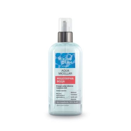 Міцелярна вода Aqua micellar hirudo derm extra dry 500 мл