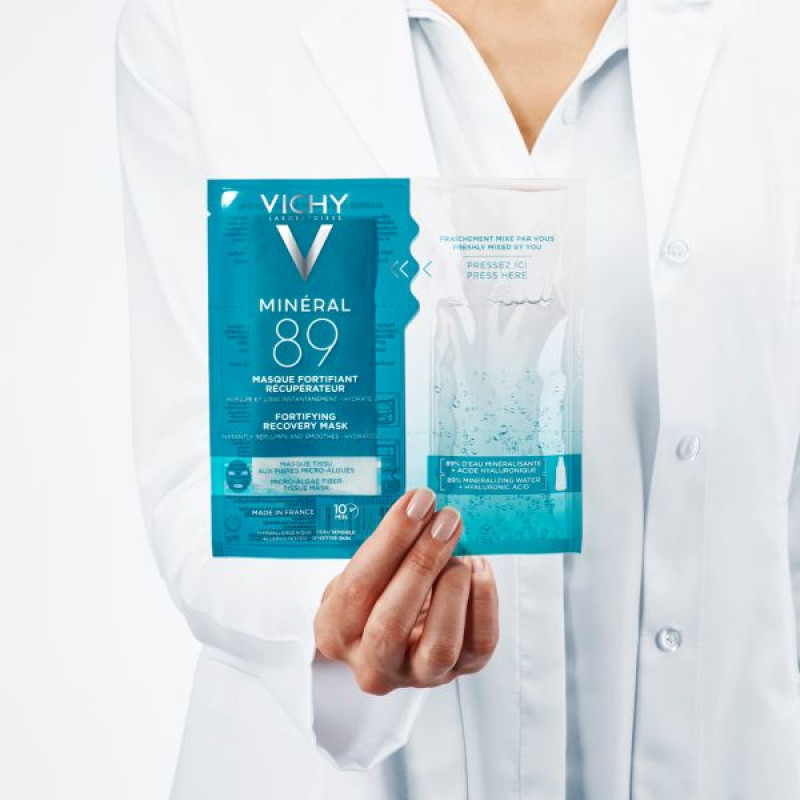 Vichy Mineral 89 Express Mask on a Fabric Base with Microalgae 29 ml
